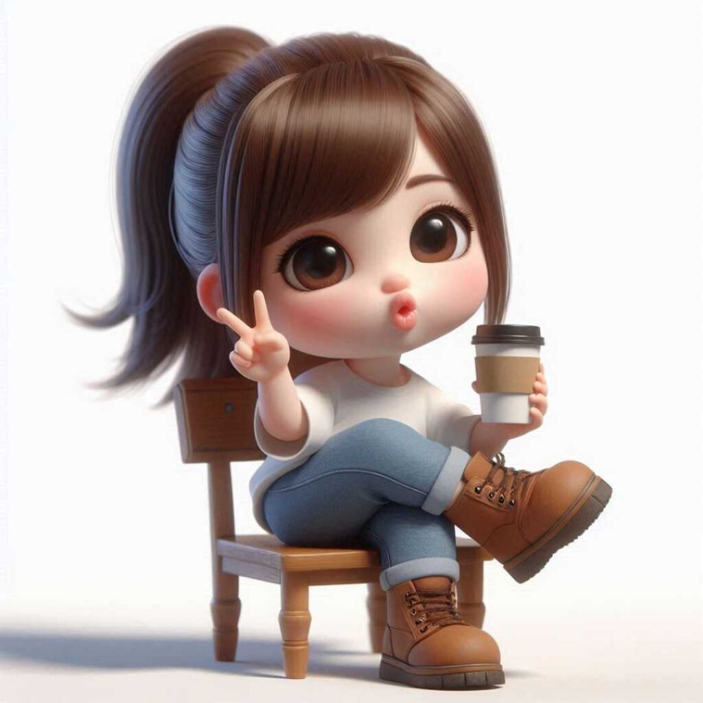 Attitude Cute Cartoon DP
