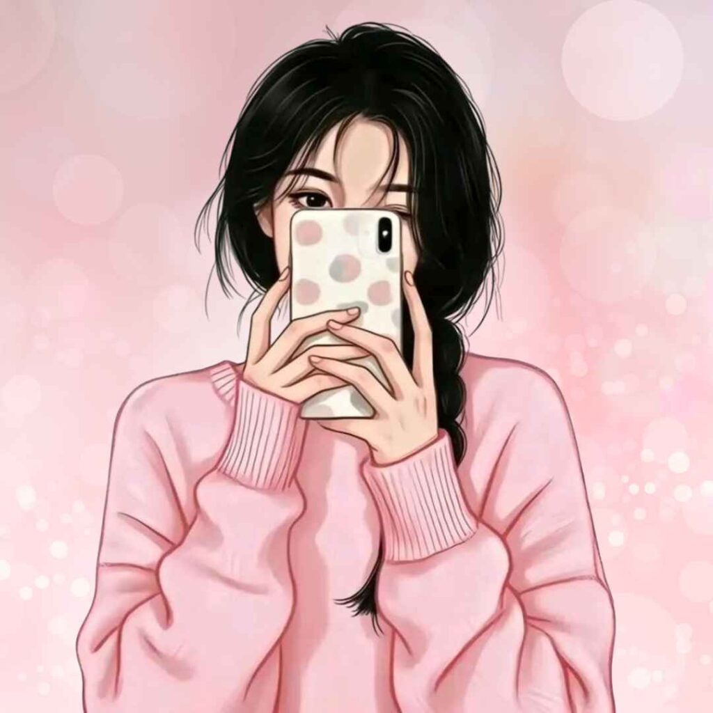 Attitude Girl Anime DP Pics