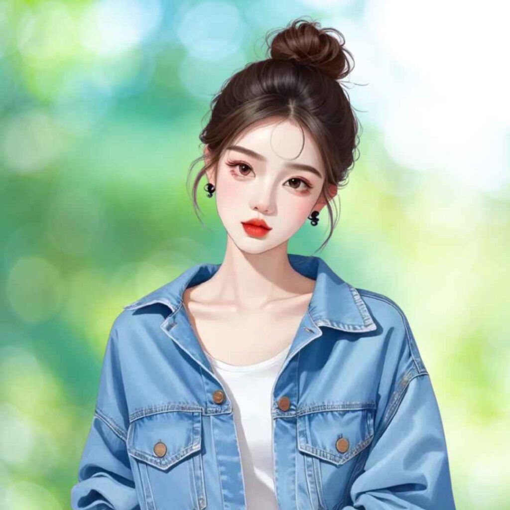 Attitude Girl Anime DP Photos