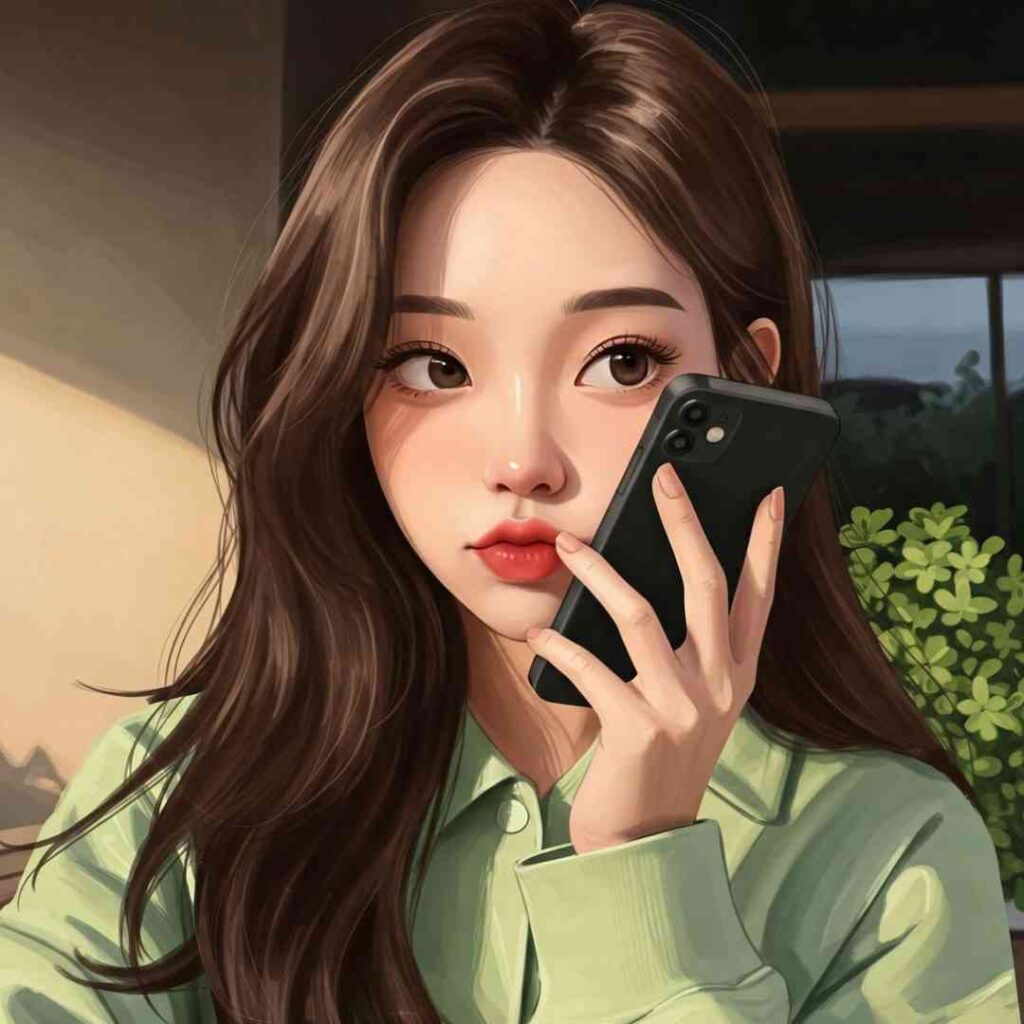 Attitude Girl Anime DP Photos