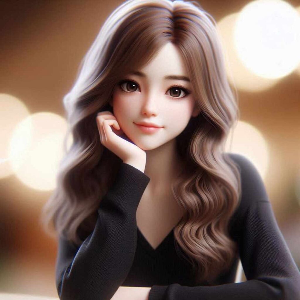 Attitude Girl Anime DP Photos