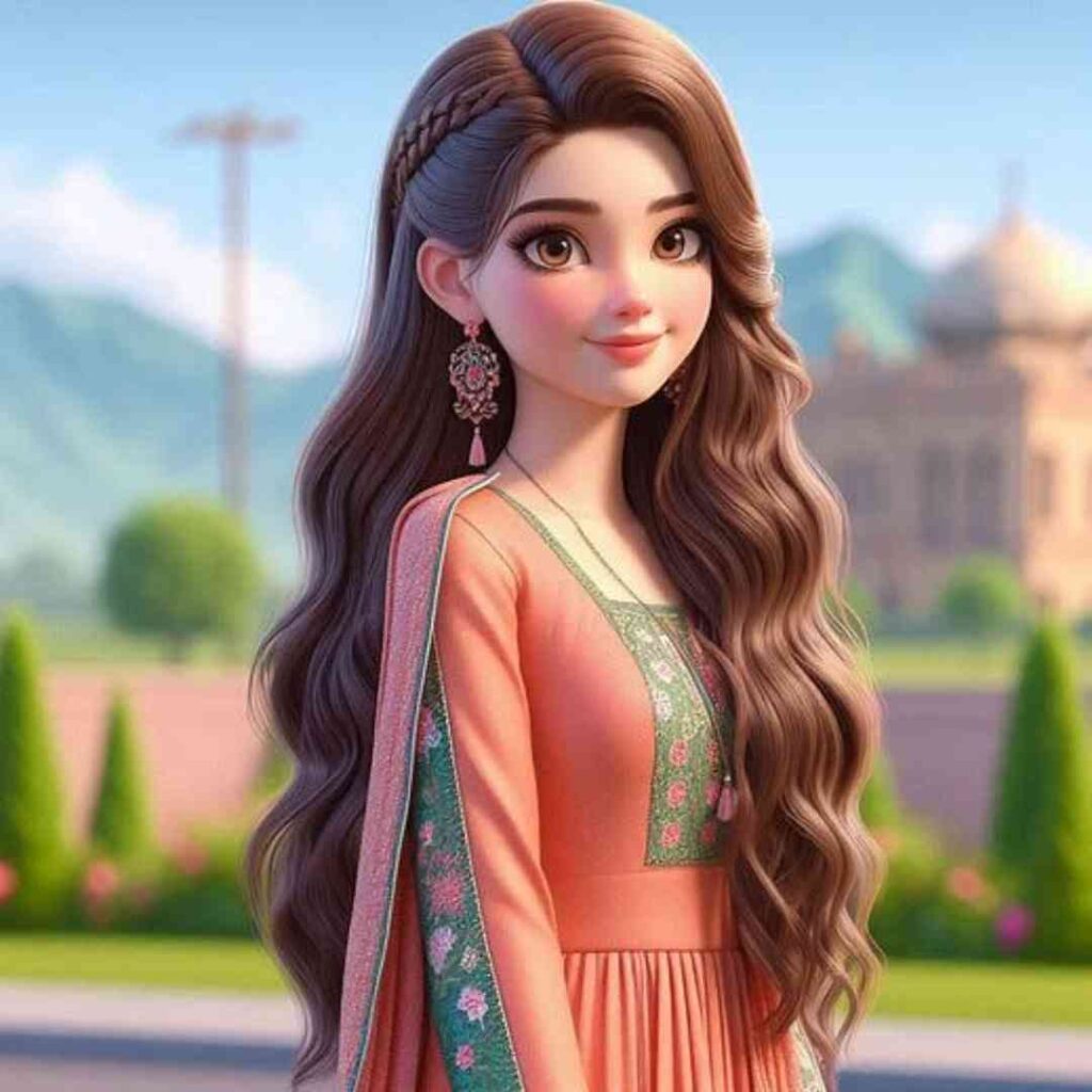 Attitude Girl Anime DP Photos