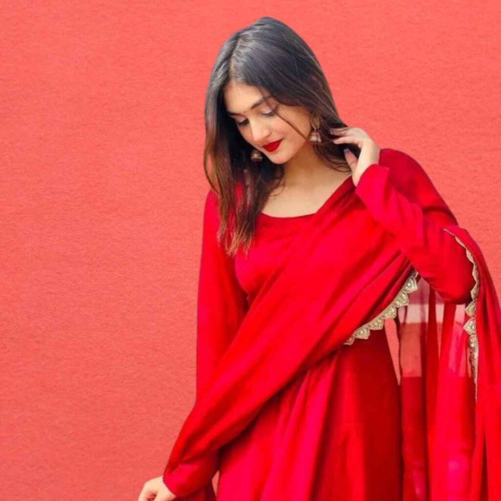 Girl Single WhatsApp DP long hair