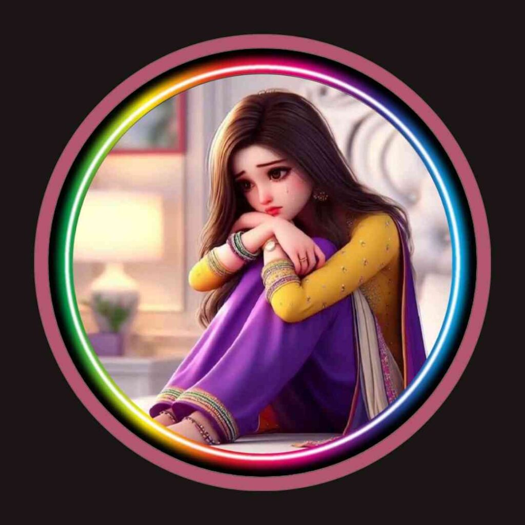 Very Very Sad DP Girl for WhatsApp