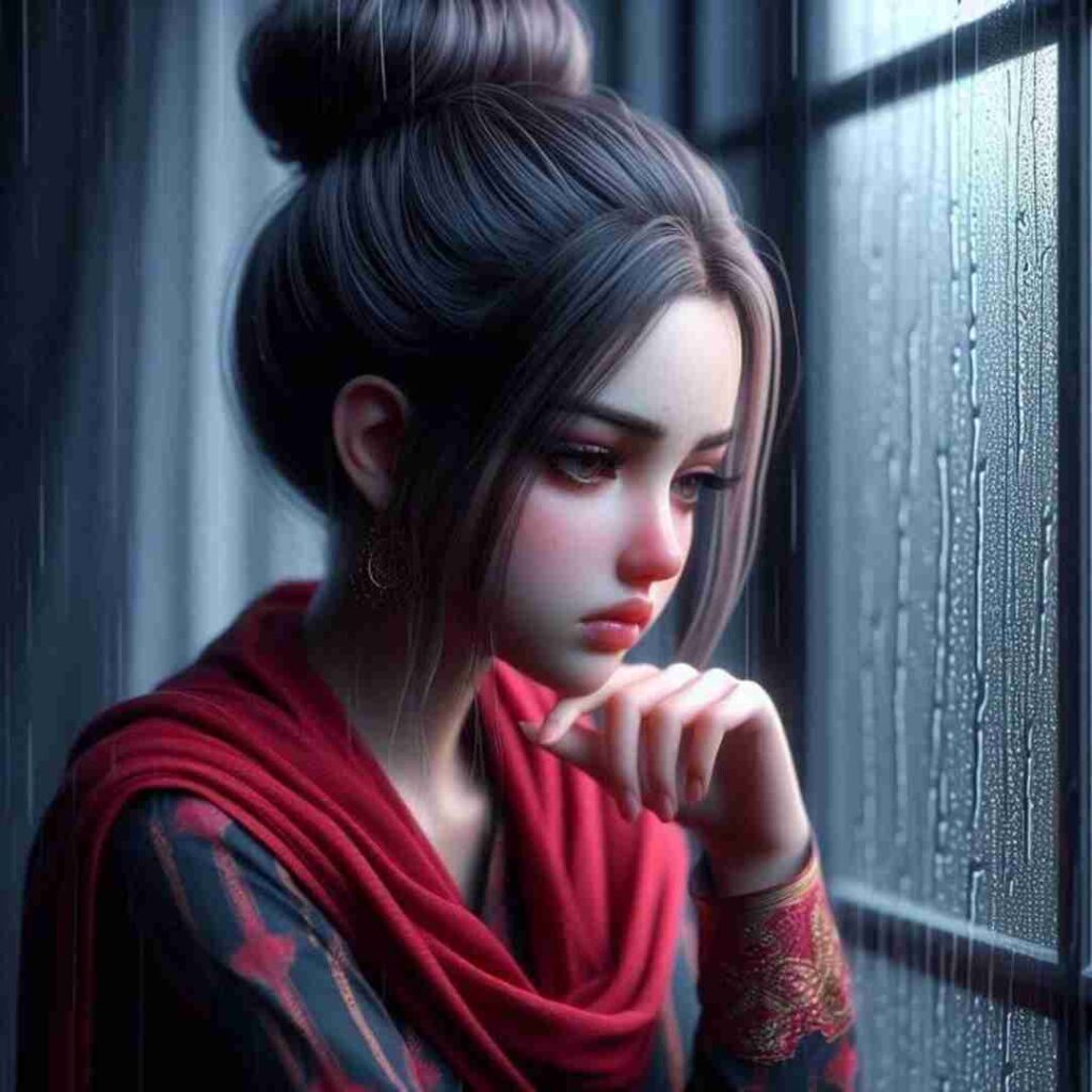 Very Very Sad DP Girl for WhatsApp